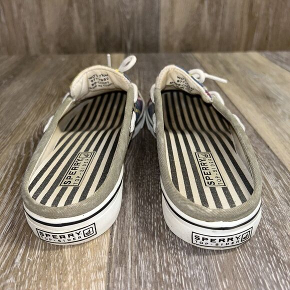 Sperry Top Sider Womens US Size 7.5 Blue Red Plaid Slip On Boat Shoes 977982 B9 - Picture 7 of 11